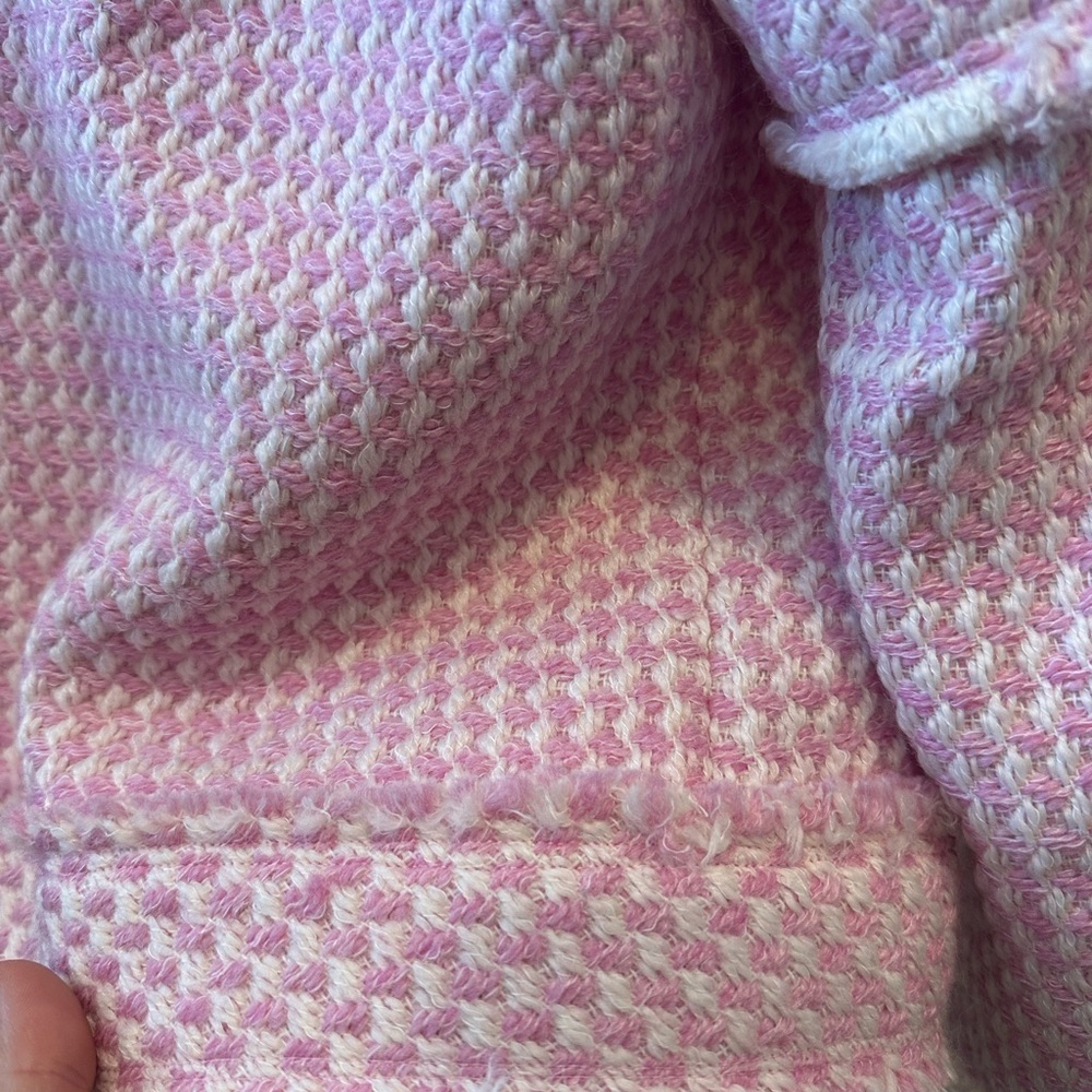 Classic Six New York GABRIELLE CONVERTIBLE BOX JACKET IN PINK size 2 - Picture 7 of 7